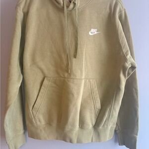 Nike light olive green Hoodie for Men